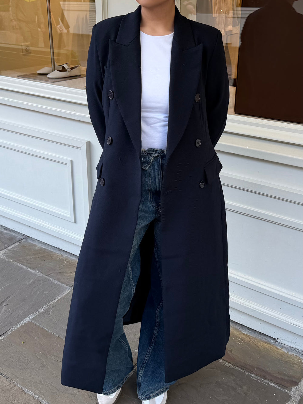 Manteau long cintré