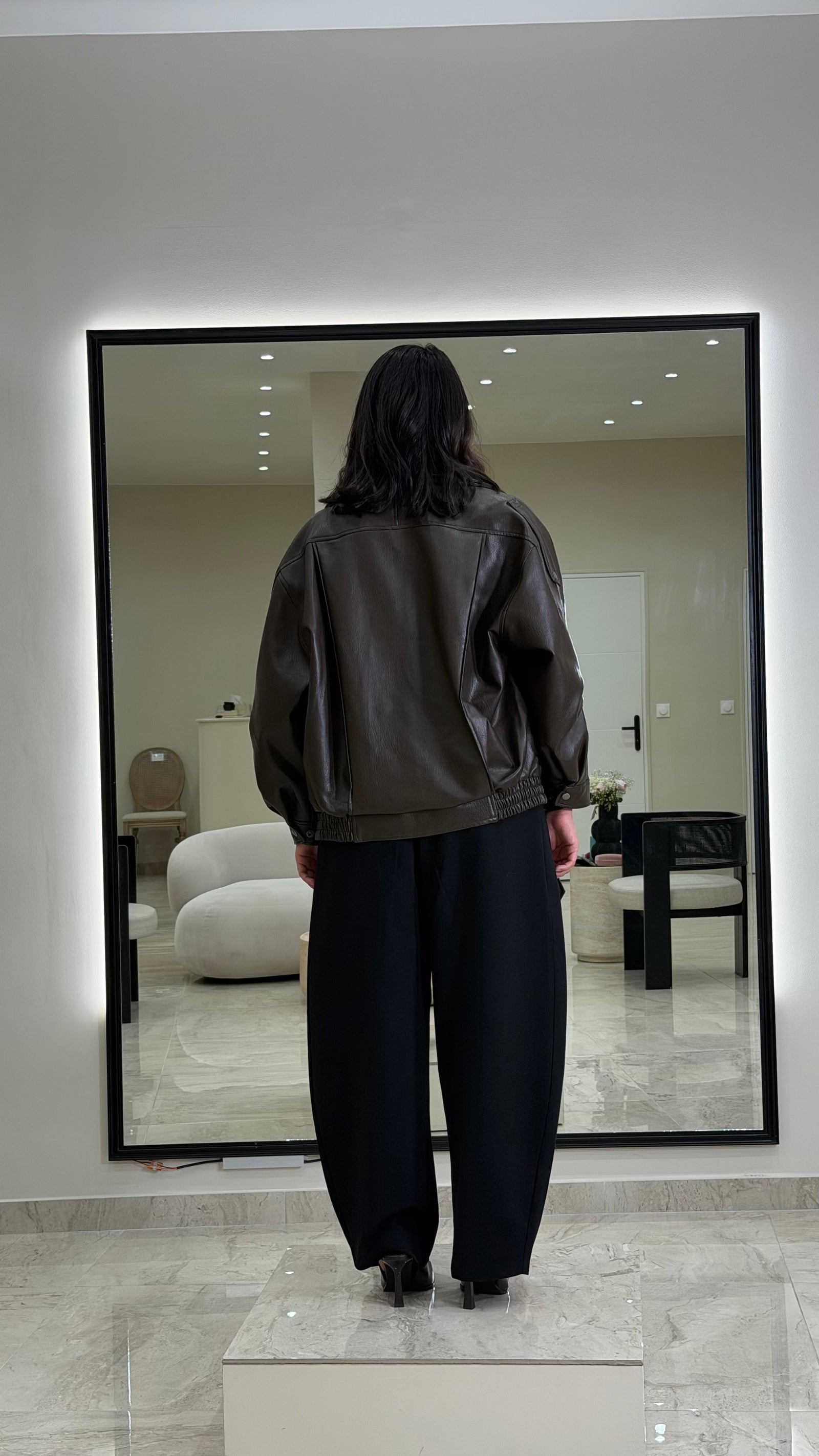Leather jacket
